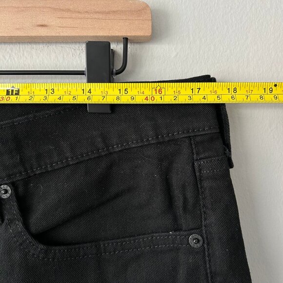 Levi's 541 Black Athletic Taper Jeans Black Stretch Denim Men's Size 34/32 - Picture 7 of 9